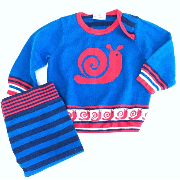 Hanna Andersson Other - Hanna Andersson Organic Knitted Snail Set